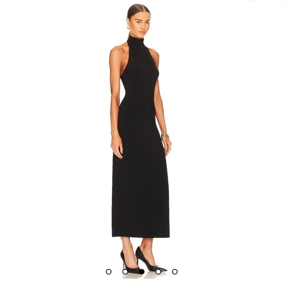 ✨HOST PICK✨NORMA KAMALI REVOLVE Halter Turtle Slit Gown - Picture 3 of 5